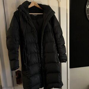Patagonia Black Down Puffer Parka Women's Size Small